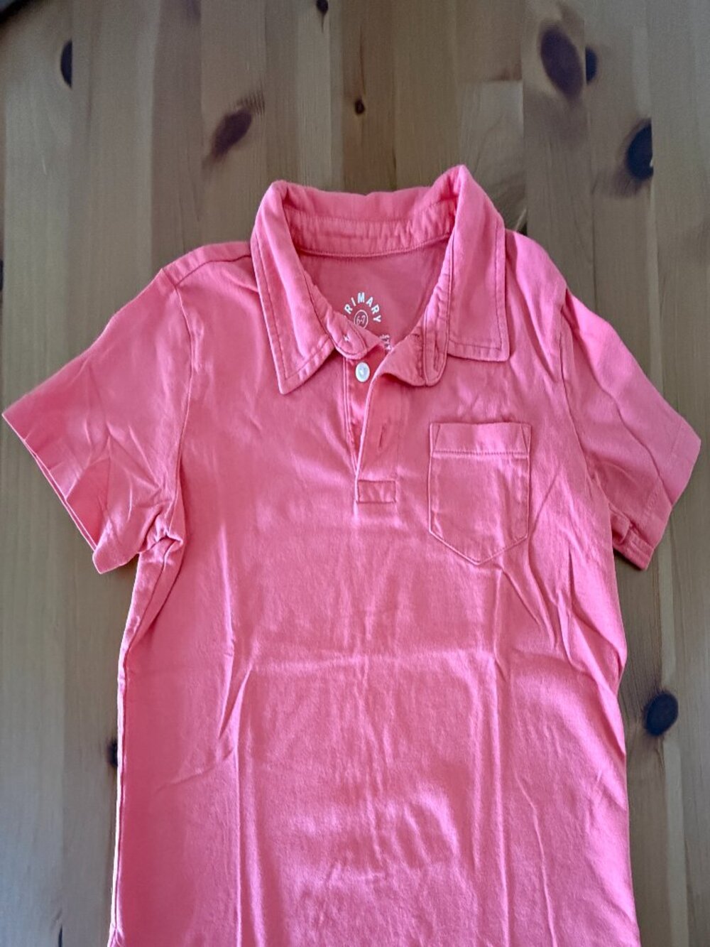 Primary Boys S/S shirt 100% Cotton
